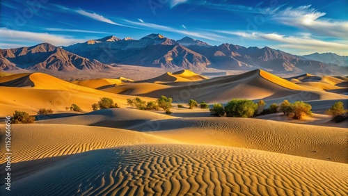 Mesquite Flat Sand Dunes in Death Valley National Park, California, sand dunes, landscape, desert, nature, arid, travel