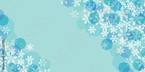 雪　クリスマス　冬　和柄　背景	