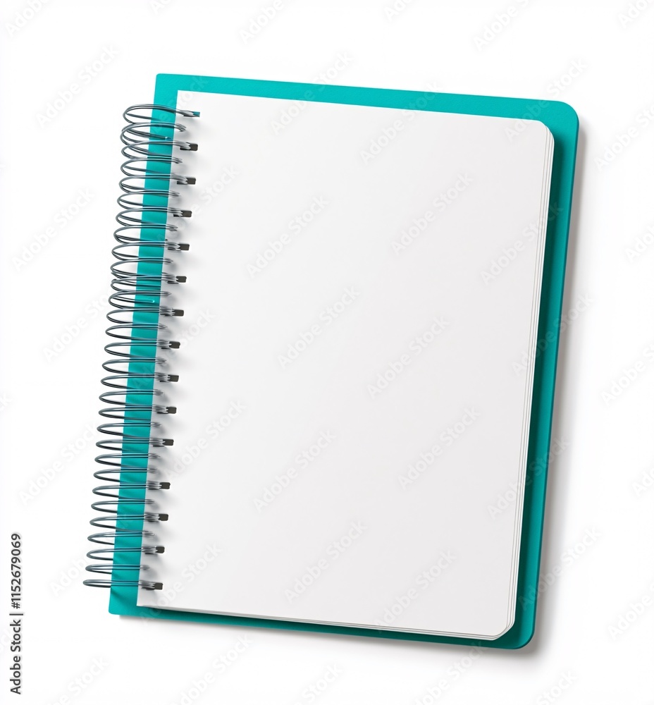 blank notebook isolated on white blank notebook isolated on white