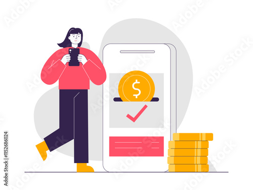Business investment. Investment illustrations. Flat vector illustrations