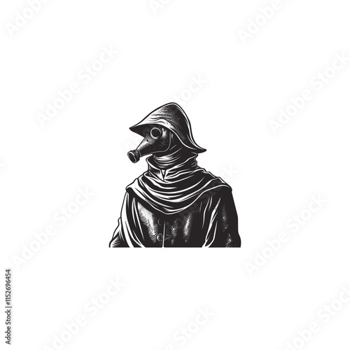 Doctor plague logo design vector template illustration