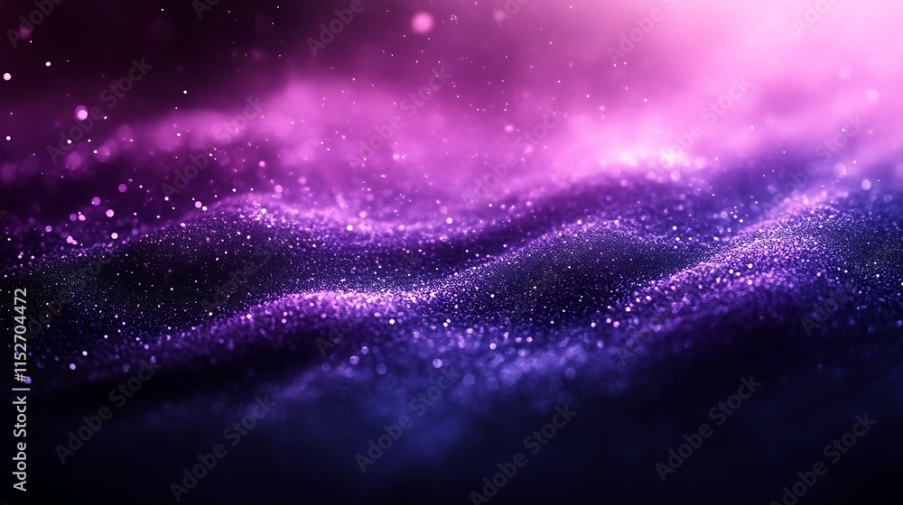 Purple Glitter Waves Abstract Background Image Purple Glitter Waves Abstract Background Image
