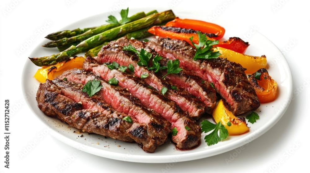 Grilled Steak with Roasted Vegetables: A Delicious and Savory Meal Grilled Steak with Roasted Vegetables: A Delicious and Savory Meal