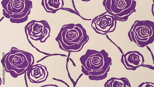 Wallpaper Mural Flowers Collection Seamless Background Torontodigital.ca