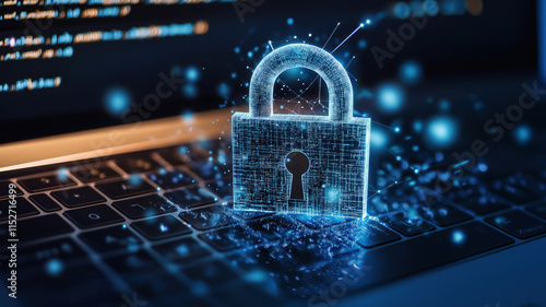 Cyber security concept ,computer network and communication,System administrator working in laptop for develop software of data protection reduce the vulnerability in their network