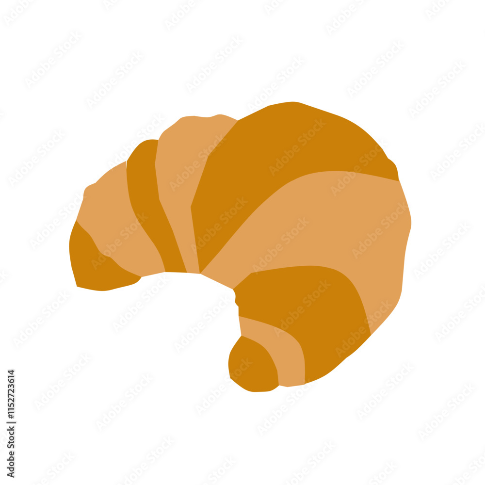 Flat design hand drawn bread illustration. Illustration of various types of bread and various flavors Flat design hand drawn bread illustration. Illustration of various types of bread and various flavors
