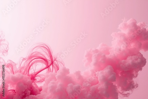 Ethereal Pink Smoke Background: Perfect for Romantic, Whimsical, or Feminine Themed Designs