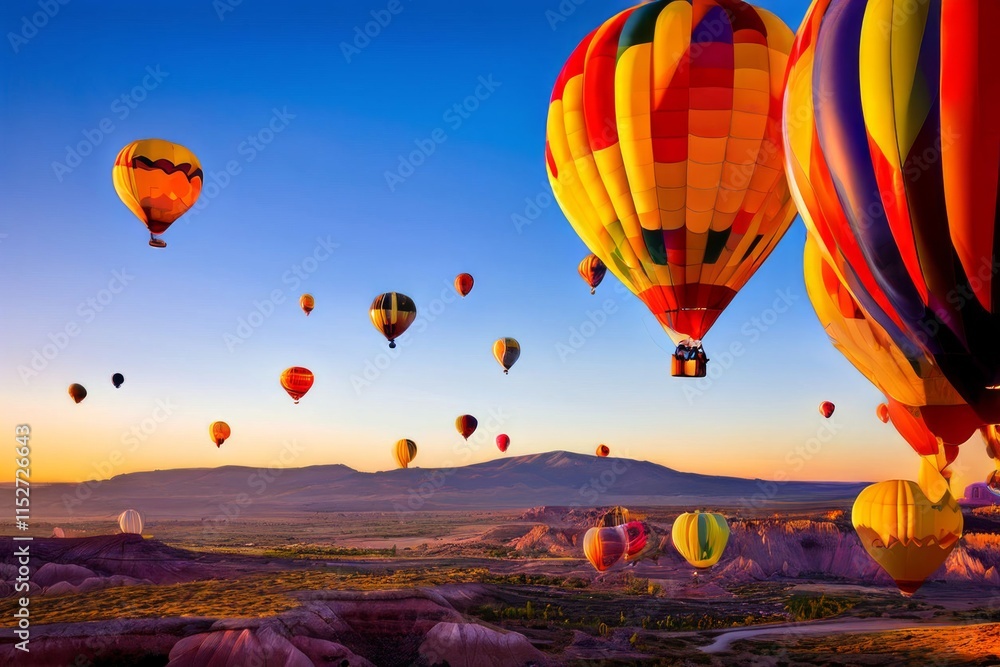 Naklejka premium albuquerque international balloon fiesta usa