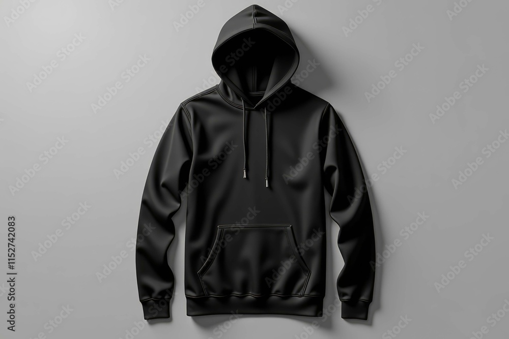 Black Hooded Sweatshirt Mockup Apparel Design Black Hooded Sweatshirt Mockup Apparel Design