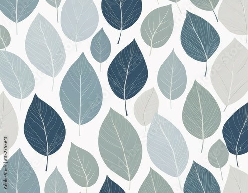 seamless pattern with leaves