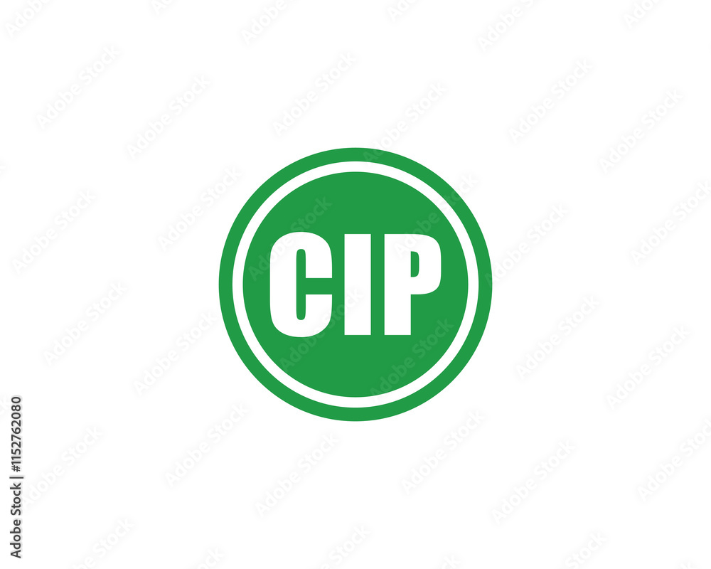 CIP logo design vector template. CIP CIP logo design vector template. CIP