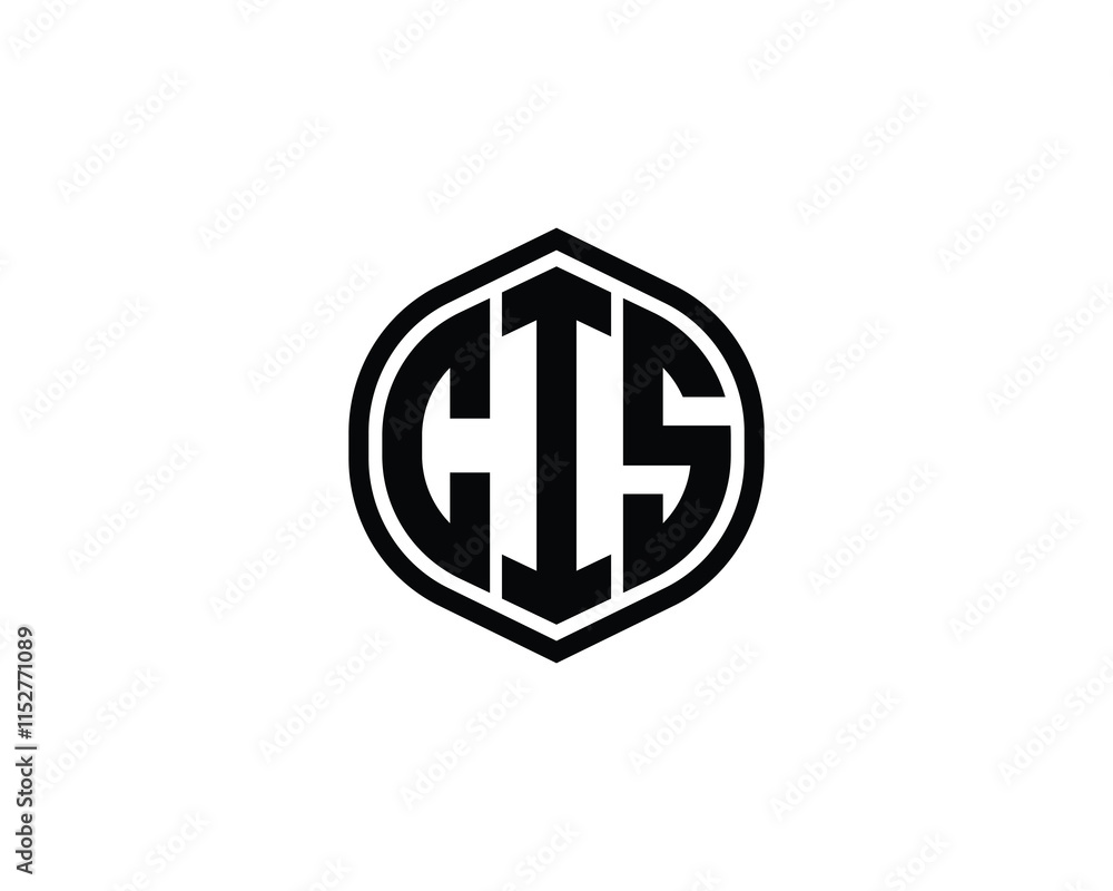 Obraz premium CIS logo design vector template. CIS