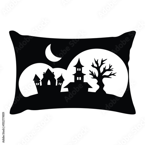 decorative throw pillows silhouette art for home and living decor