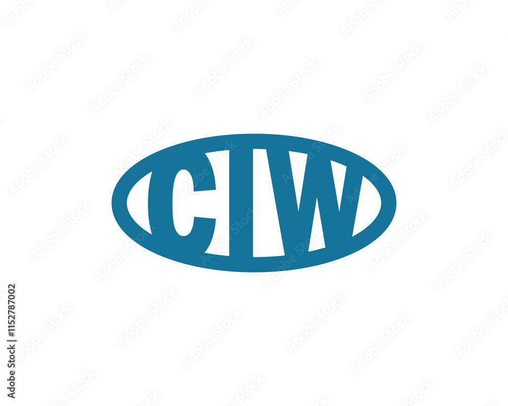 CIW logo design vector template. CIW CIW logo design vector template. CIW