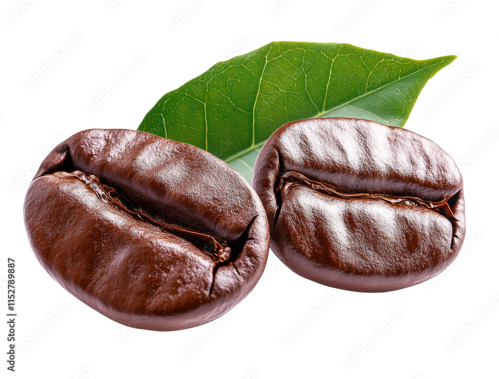High-Quality PNG Roasted coffee beans Isolated on White Background – High Resolution High-Quality PNG Roasted coffee beans Isolated on White Background – High Resolution