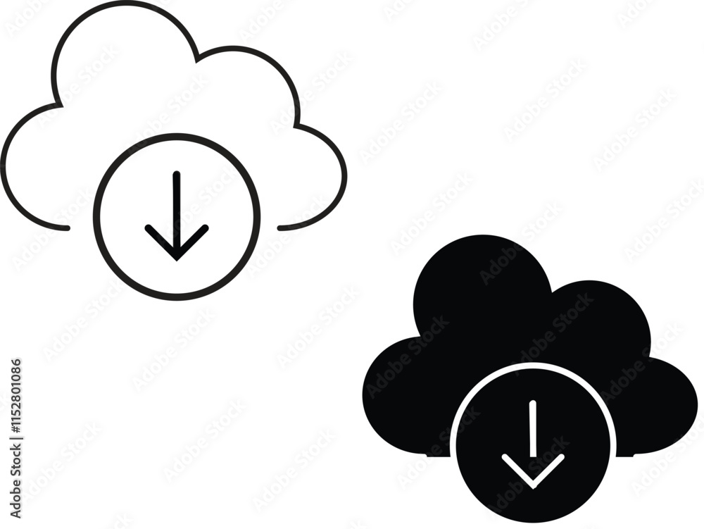 Set of line icons related to cloud computing, cloud service. Outline icon collection. Editable stroke. Vector illustration with transparent background. Set of line icons related to cloud computing, cloud service. Outline icon collection. Editable stroke. Vector illustration with transparent background.