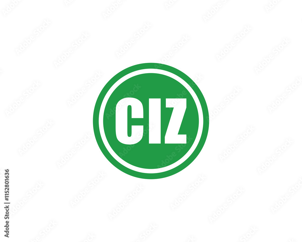 CIZ logo design vector template. CIZ CIZ logo design vector template. CIZ