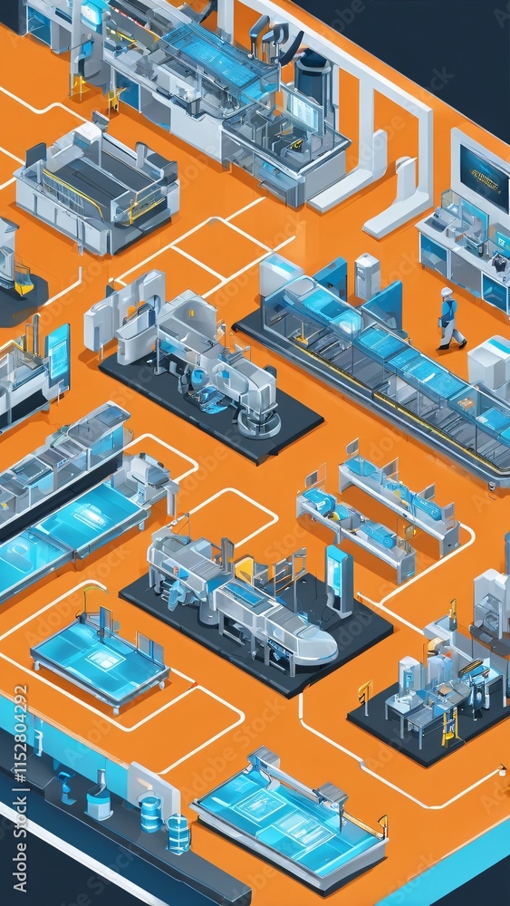 Fototapeta premium Manufacturing industry