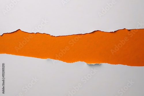 there is a piece of paper that has been torn off