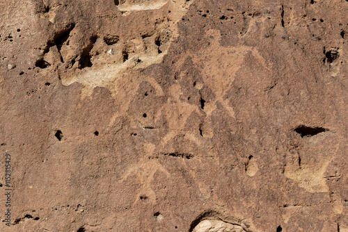 Crow Canyon Petroglyphs, located  near Bloomfield, New Mexico photo