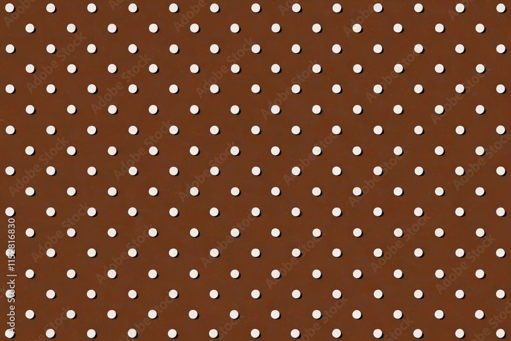 a close up of a brown and white dotted pattern with white dots a close up of a brown and white dotted pattern with white dots