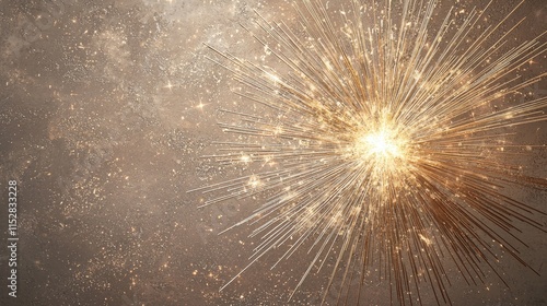 Abstract New Year Starburst