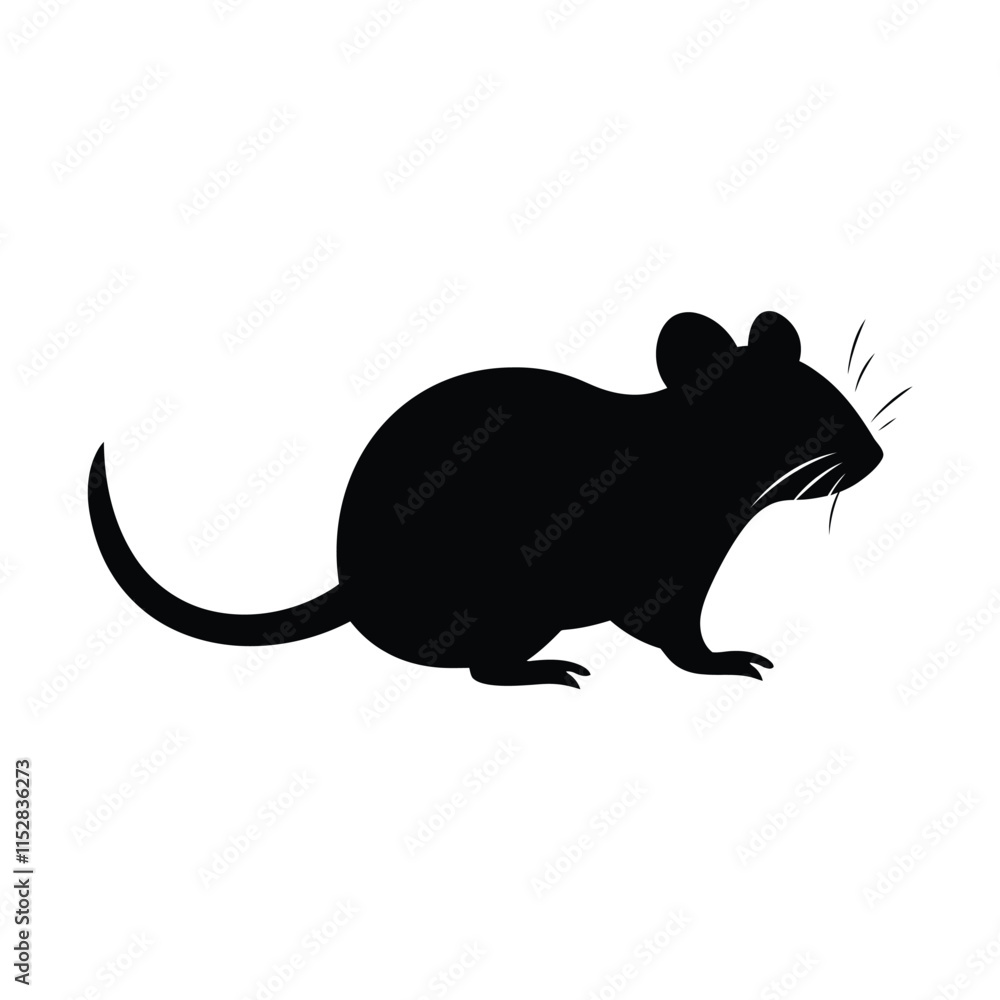 Obraz premium Mice Mouse Rodent Black Silhouette
