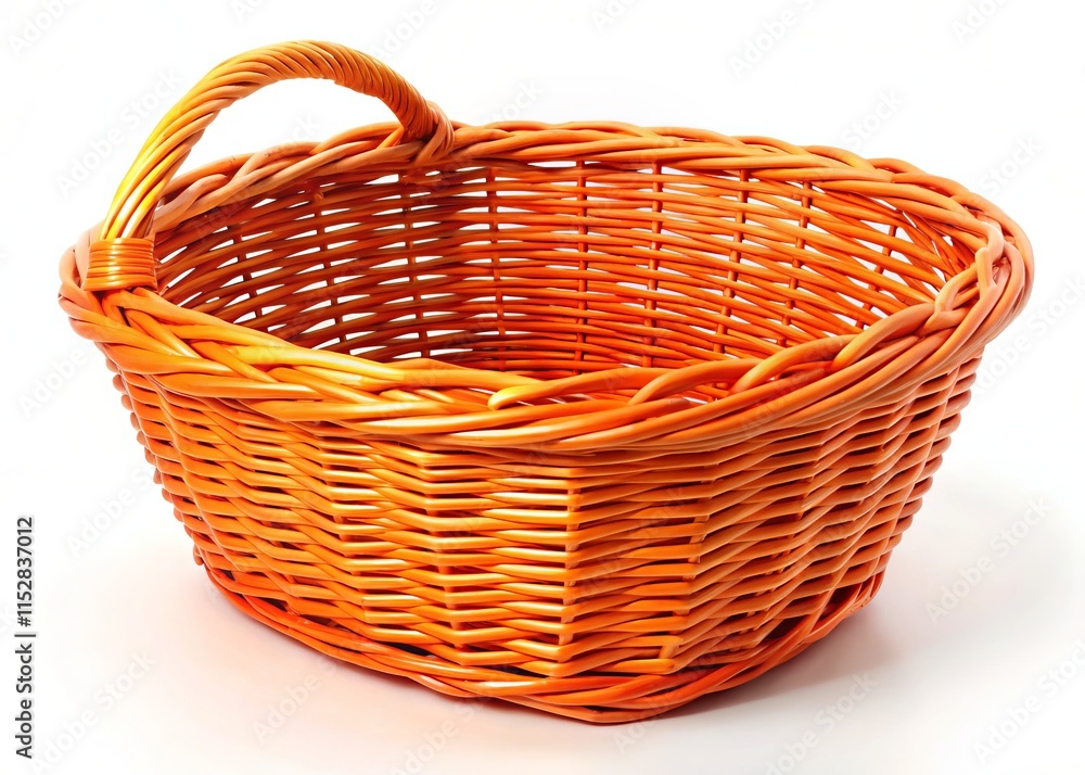 Empty Orange Basket, Shop Display, Wide Angle, White Background, Produce Basket, Fruit Basket, Market Basket, Empty Container, Woven Basket, Rustic Basket Empty Orange Basket, Shop Display, Wide Angle, White Background, Produce Basket, Fruit Basket, Market Basket, Empty Container, Woven Basket, Rustic Basket