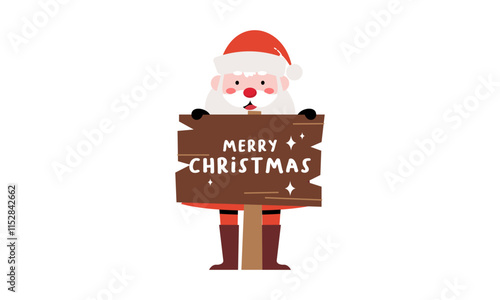 Santa claus characters collection vector