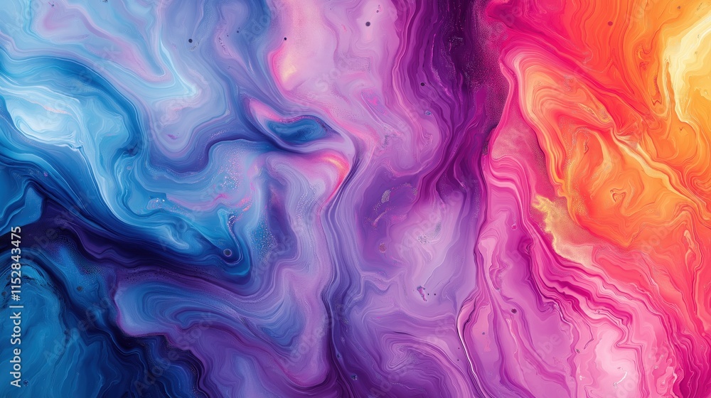 Vibrant Sunset Marble Texture with Glitter Accents Vibrant Sunset Marble Texture with Glitter Accents