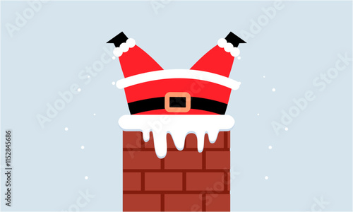 Santa claus characters collection vector
