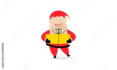 Santa claus characters collection vector