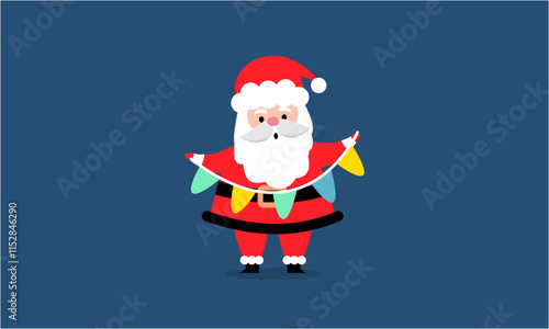 Santa claus characters collection vector