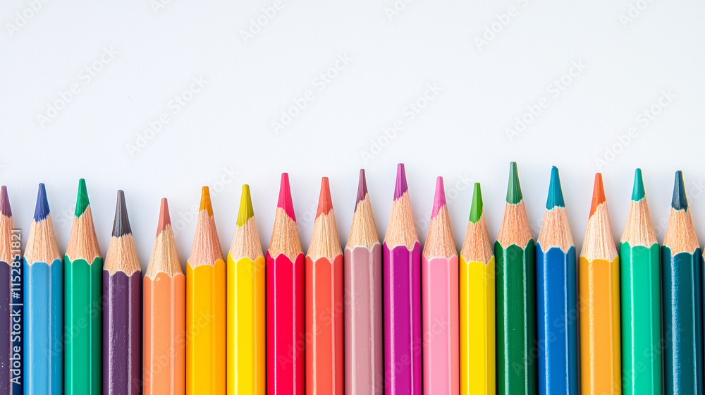 Rainbow of Colored Pencils Rainbow of Colored Pencils