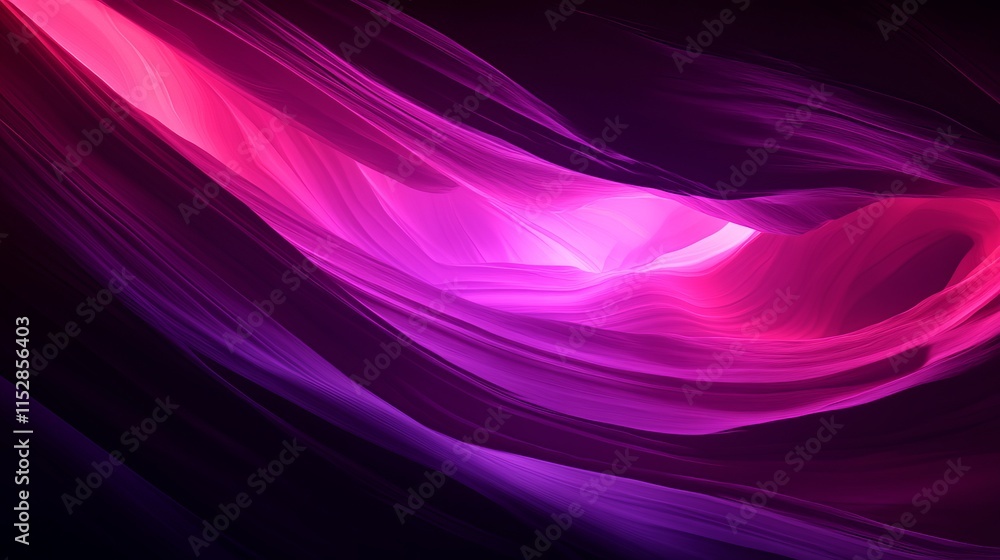 Abstract Swirling Pink and Purple Canyon Light Abstract Swirling Pink and Purple Canyon Light