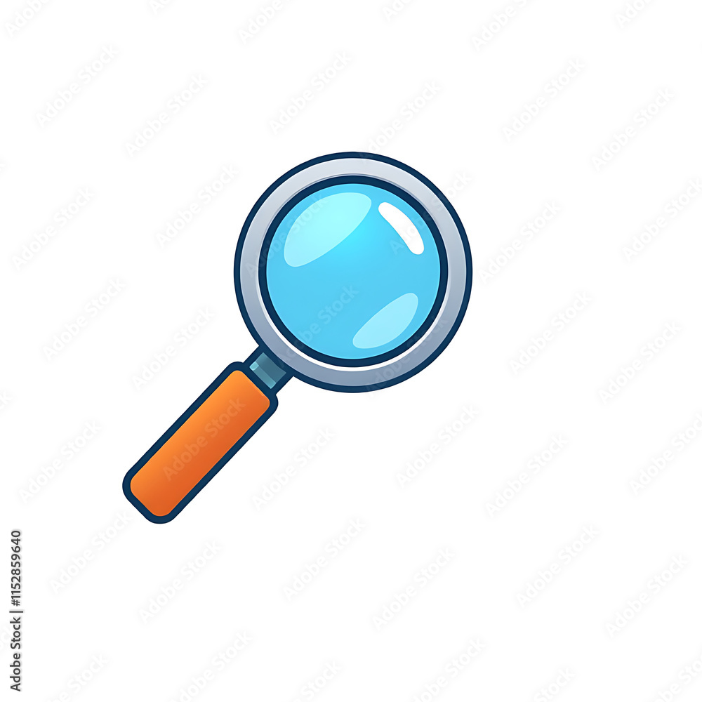 “Icon of a Magnifying Glass” – A clean and simple magnifying glass icon, representing search, discovery, or focus, on a white background.
“Icon of a Magnifying Glass” – A clean and simple magnifying glass icon, representing search, discovery, or focus, on a white background.