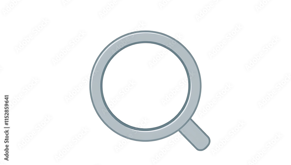 “Icon of a Magnifying Glass” – A clean and simple magnifying glass icon, representing search, discovery, or focus, on a white background.
“Icon of a Magnifying Glass” – A clean and simple magnifying glass icon, representing search, discovery, or focus, on a white background.