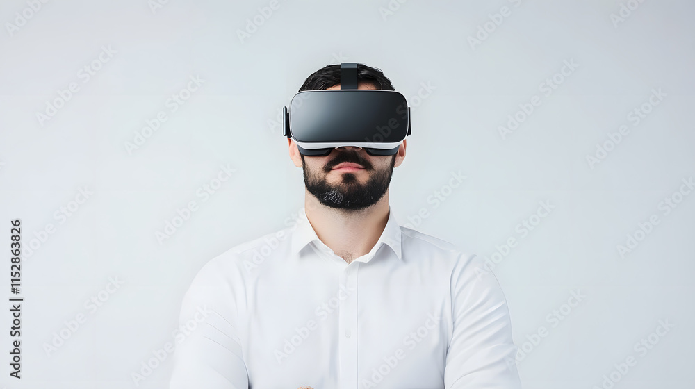 Virtual reality (VR) and augmented reality (AR) transforming business operations, showcasing innovative technologies used for training, marketing, and remote collaboration, enhancing productivity and Virtual reality (VR) and augmented reality (AR) transforming business operations, showcasing innovative technologies used for training, marketing, and remote collaboration, enhancing productivity and