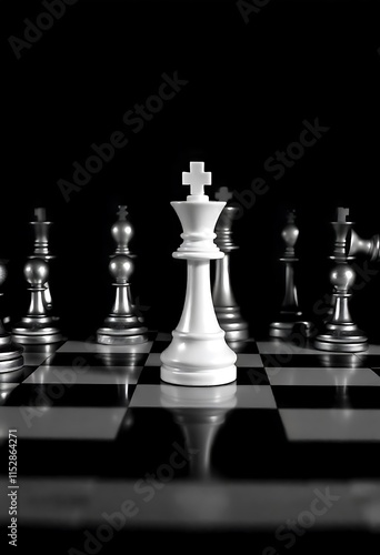 chess pieces on a chessboard