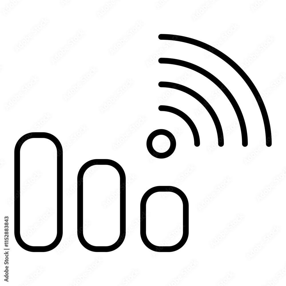 The wireless signal transmitted by a router or access point to provide internet connectivity. A strong Wi-Fi signal ensures fast and reliable internet access across devices, while a weak signal may ca The wireless signal transmitted by a router or access point to provide internet connectivity. A strong Wi-Fi signal ensures fast and reliable internet access across devices, while a weak signal may ca