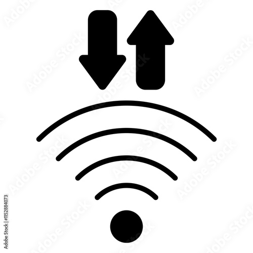 The wireless signal transmitted by a router or access point to provide internet connectivity. A strong Wi-Fi signal ensures fast and reliable internet access across devices, while a weak signal may ca