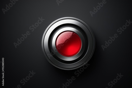 a red button on a black background Free Download a red button on a black background - GFXLoad