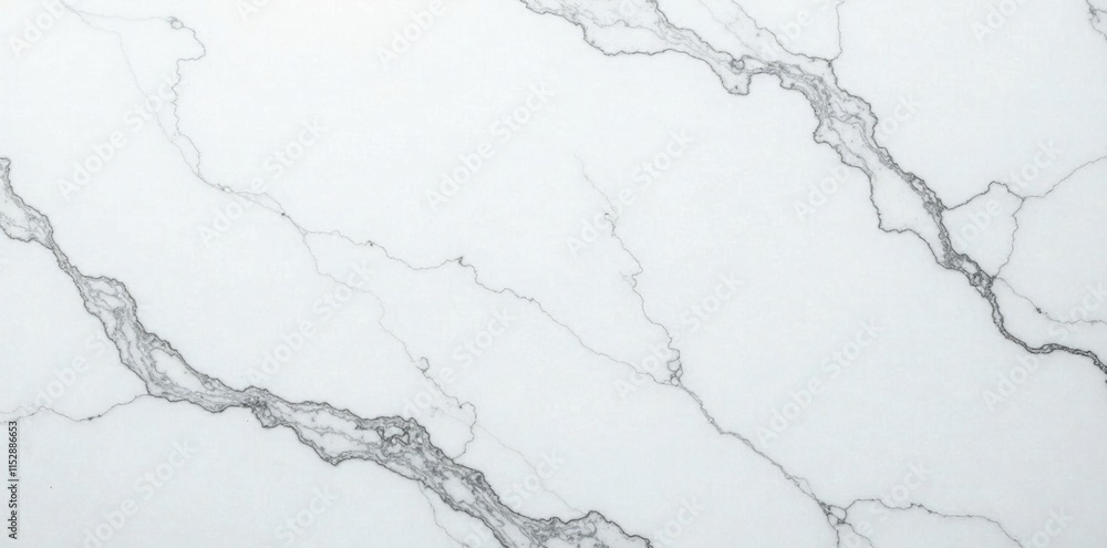 Obraz premium Light gray veined marble table top background, textured, table top