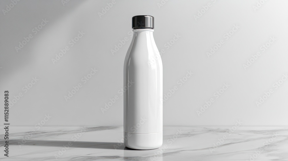 Bottle Mockup Template Isolated Background Bottle Mockup Template Isolated Background