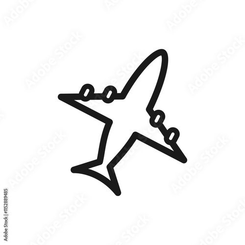 Airplane icon design