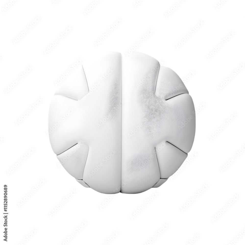 White Volleyball Isolated on White Background
White Volleyball Isolated on White Background