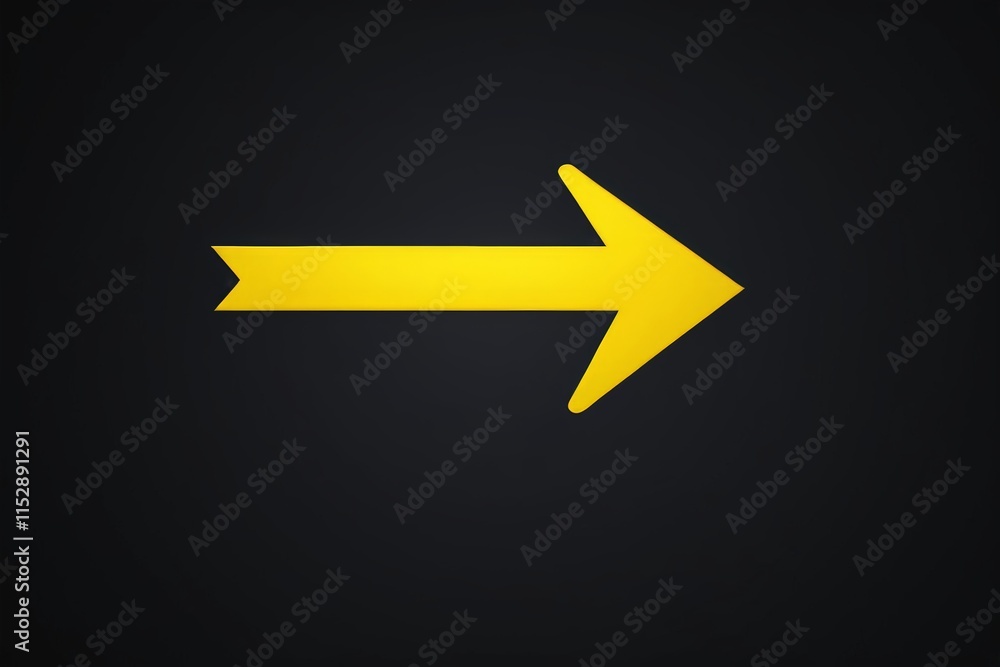 a yellow arrow pointing to the right a yellow arrow pointing to the right