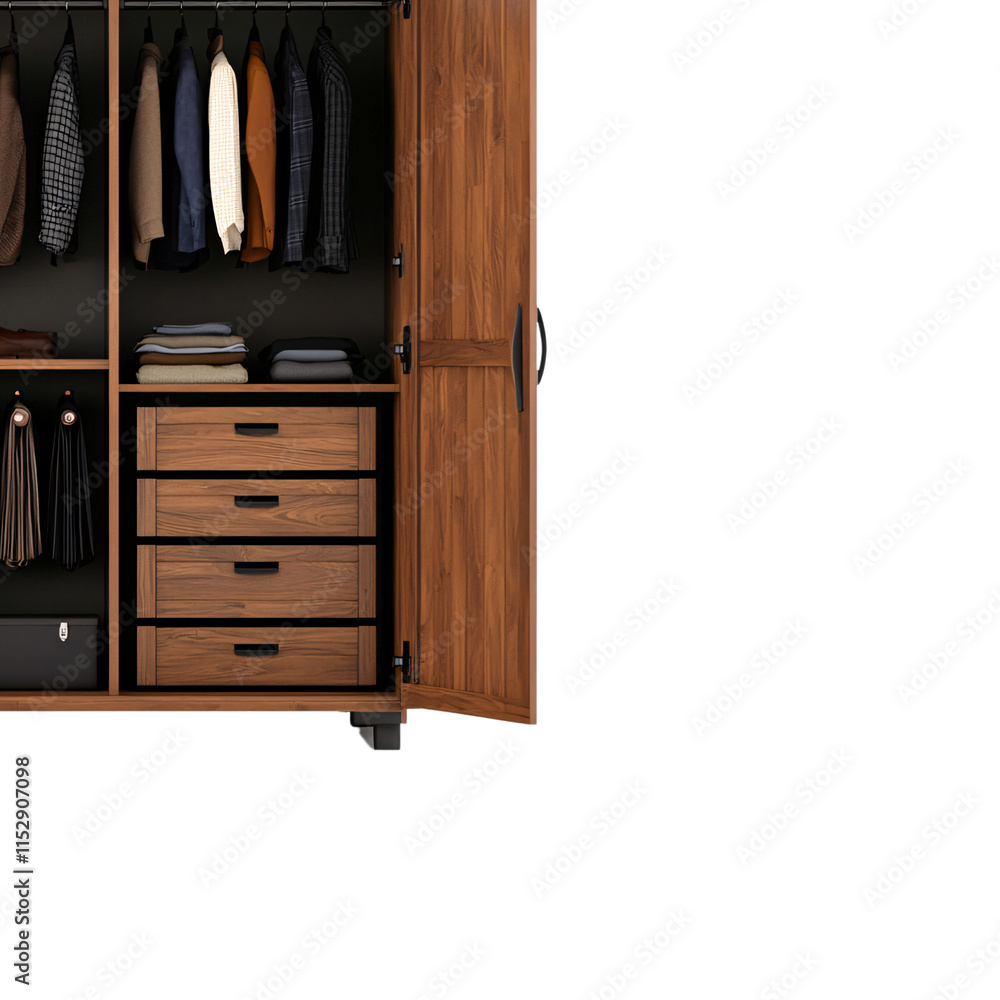 Modern Wooden Wardrobe Clothes Storage Organized Closet Interior Design Bedroom Furnit Modern Wooden Wardrobe Clothes Storage Organized Closet Interior Design Bedroom Furnit