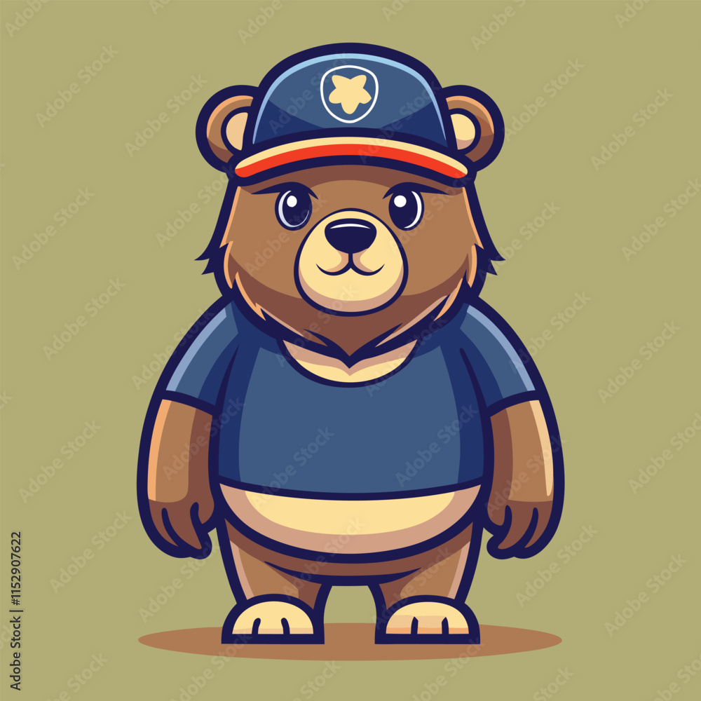 Naklejka premium bear vector illustration