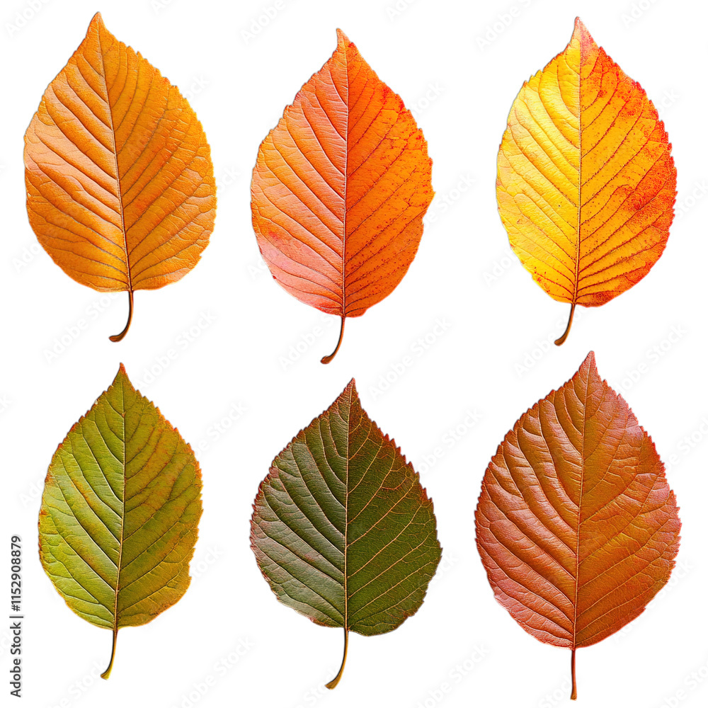 Obraz premium collection of autumn leaves